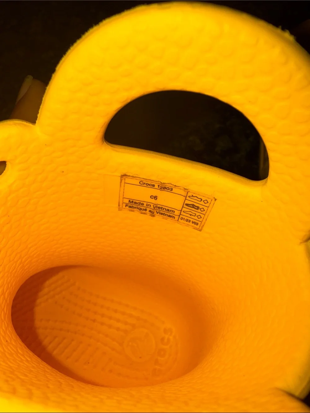 CROCS Kids Yellow Pull-On Rain Boots